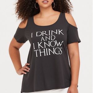 🌷NWT GoT “Drink & Know” Cold Shoulder Torrid 4